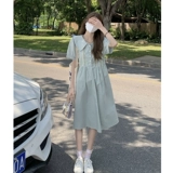 Кукла, летнее платье, приталенная длинная юбка, милый корсет для школьников, французский стиль