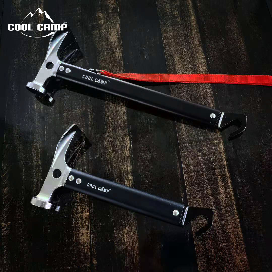 Ultra-small outdoor aluminum alloy mini hammer Ultra-light portable hammer Camping hammer tent hammer Camping hammer nail hammer pickaxe