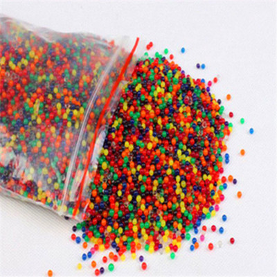 Sponge Baby Suction Pearl Crystal Sediment Spell Solid Solid Marine Rainbow Bottle Children's Toys Growing Bean