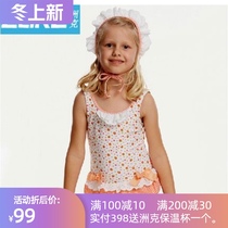 Second kill cut code clearance Zhouke childrens one-piece dress swimsuit Sophia princess dress Aisha girl