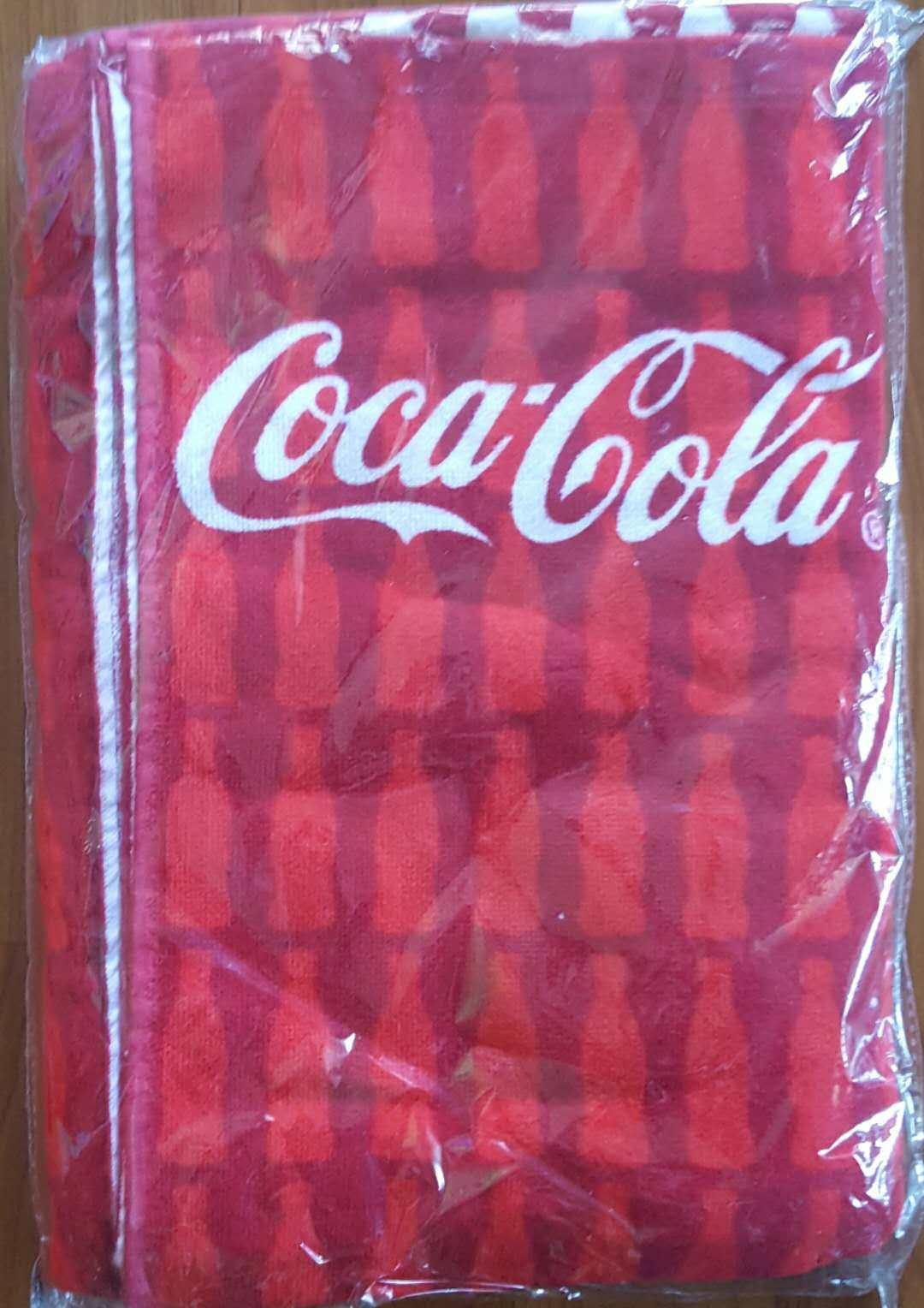 Coca-Cola McDonald's working in a towel (blanket)