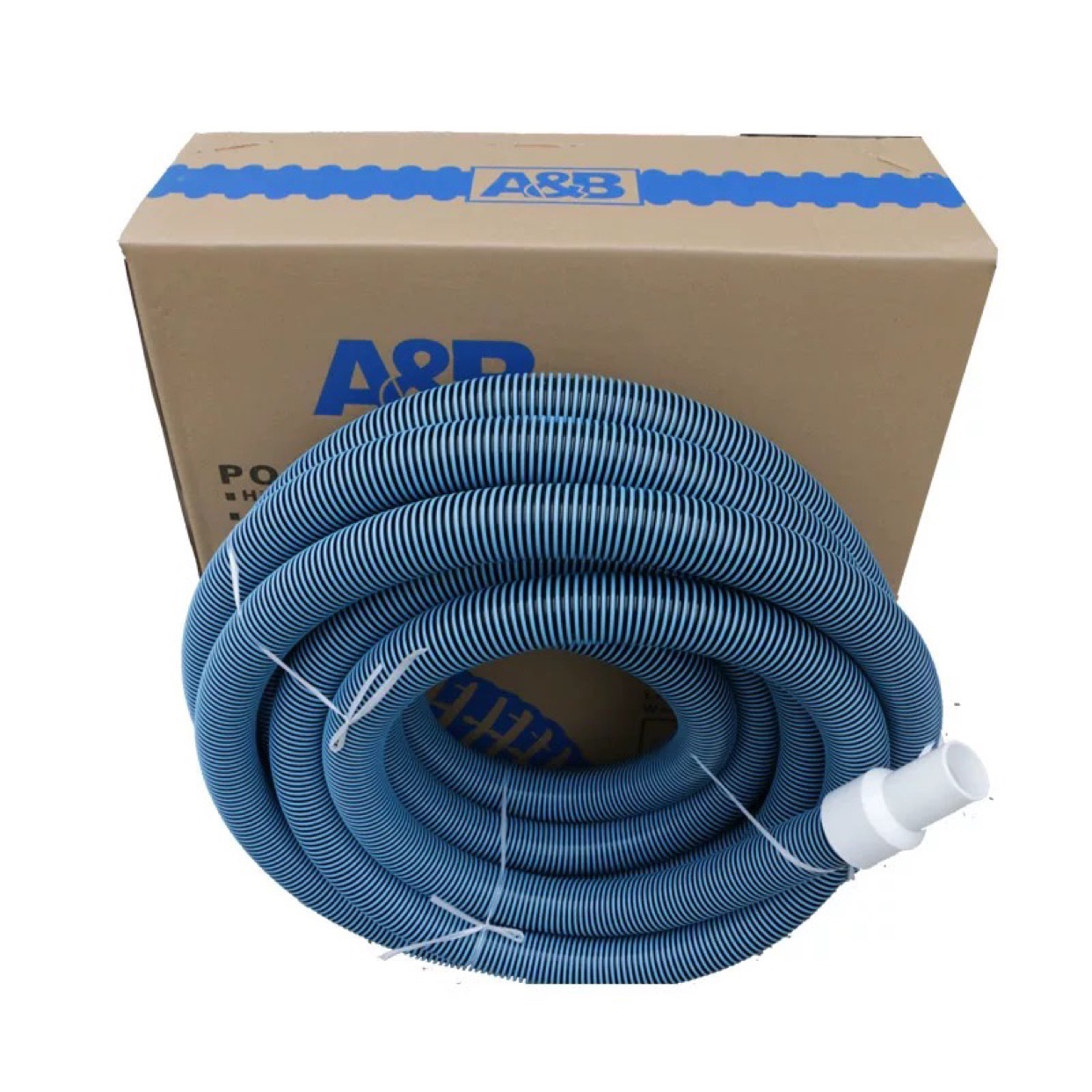 Swimming pool 1 5 inch AB two-color suction hose, suction pipe connector, thickened suction pipe, swimming pool cleaning tool