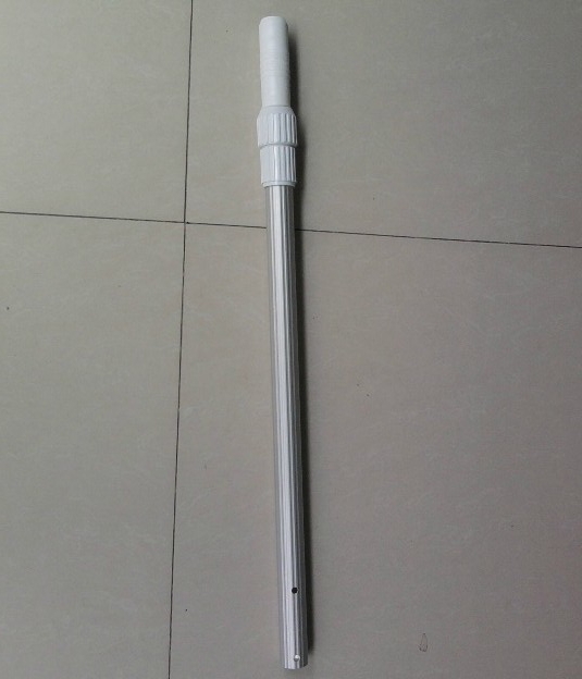 Swimming pool life-saving rod telescopic rod 3 sections aluminum alloy thickened cleaning rod Swimming pool life-saving cleaning equipment