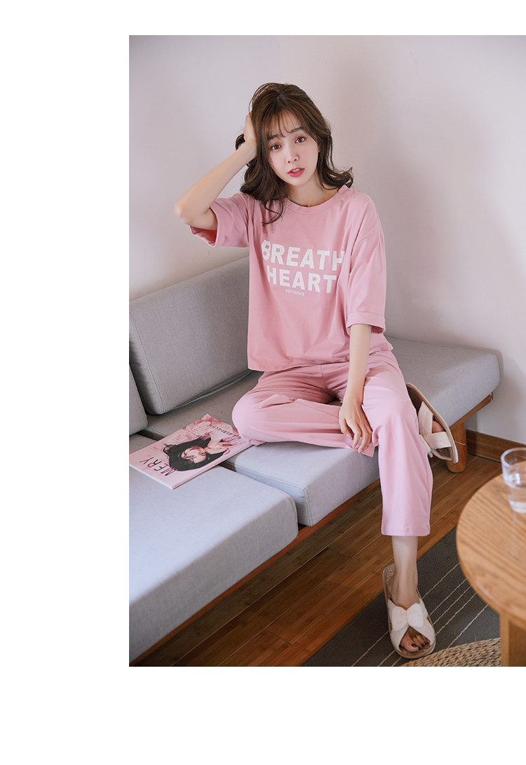 Pyjama pour femme en Coton à manches - Ref 2995380 Image 15