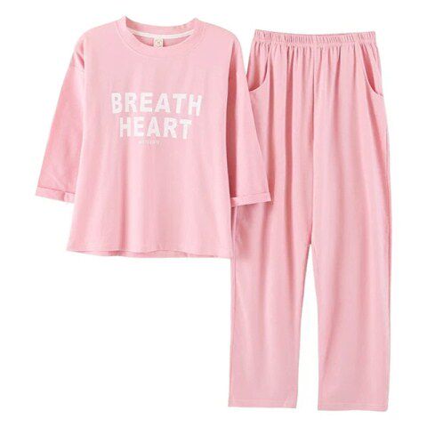 Pyjama pour femme en Coton à manches - Ref 2995380 Image 5