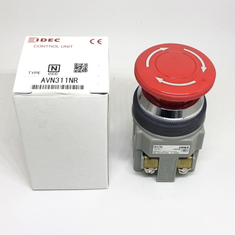 Idec Genuine Izumi Avn311Nr Avn310 Avn301 302Nr Mushroom Head Emergency Stop Button Switch