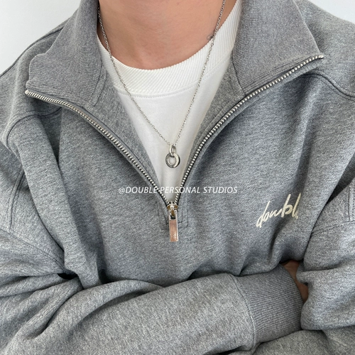 Двойная вероника / другая во вселенной, мое двойное ожерелье букв супер ежедневно супер универсальное!