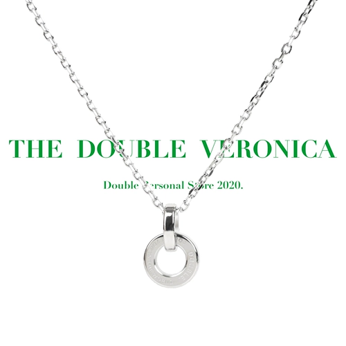 Двойная вероника / другая во вселенной, мое двойное ожерелье букв супер ежедневно супер универсальное!