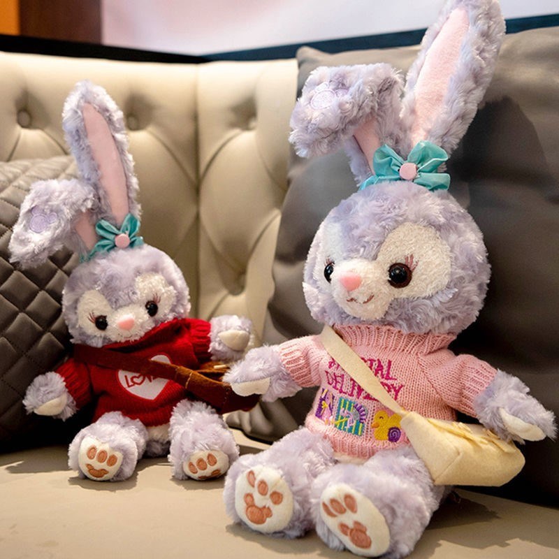 Star Dei Rabbit Cloth Dolls Send Girls Gifts Delicacy Valentine's Day Healing Ensemble Plush Paparazzi Doll Purple Rabbit