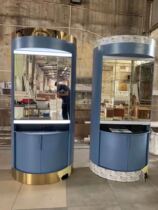 Quick-cut paint cabinet Quick-cut equipment Single-cut full set of barber shop accessories Mirror table hairdressing multi-function paint cabinet