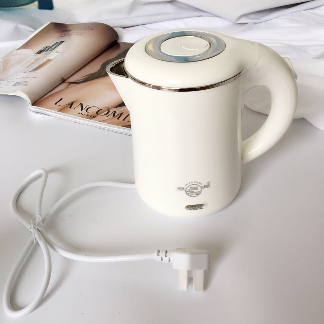 ấm siêu tốc alaska Du lịch ấm đun nước điện cầm tay mini công suất nhỏ du lịch ấm đun nước ly cách nhiệt 0,6L l văn phòng - ấm đun nước điện ấm đun nước bếp từ
