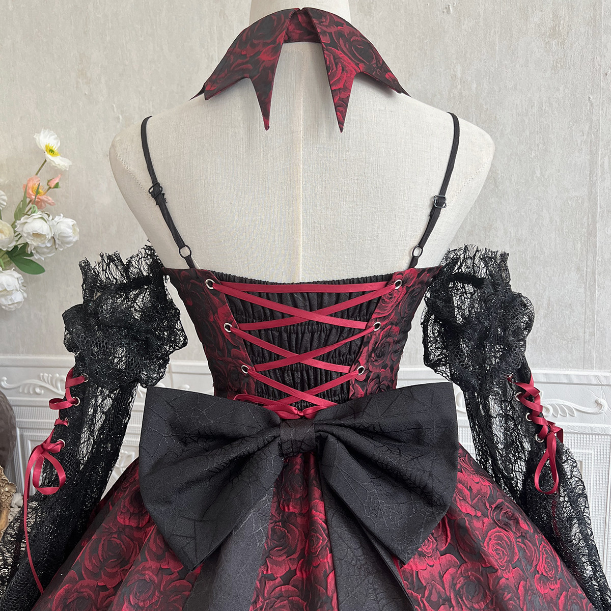 open lace back dress Amazon.com: Gothic Punk Plaid Dress for Women Sexy Red High Waist A Line  Mini Dress Y2k E Girl Academia Lace Up Pleated Dress: Clothing, Shoes &  Jewelry