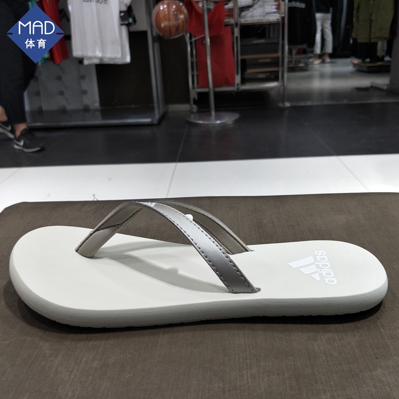 Adidas Adidas 2019 Summer Men và Dép nữ Dép xỏ ngón Dép thông thường F35025 F35034 - Dép thể thao dép cao gót