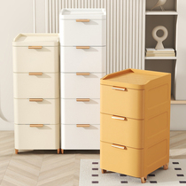 Multi-layer drawer storage cabinet plastic thickened snack storage cabinet storage cabinet home baby baby wardrobe