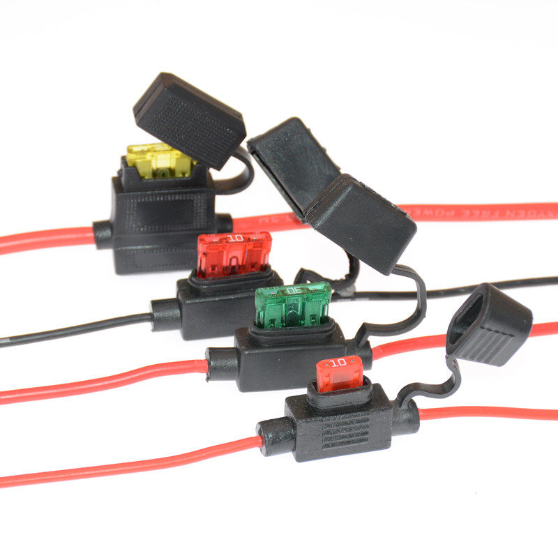 Car waterproof fuse box Car modified fuse socket Small fuse holder Medium fuse holder