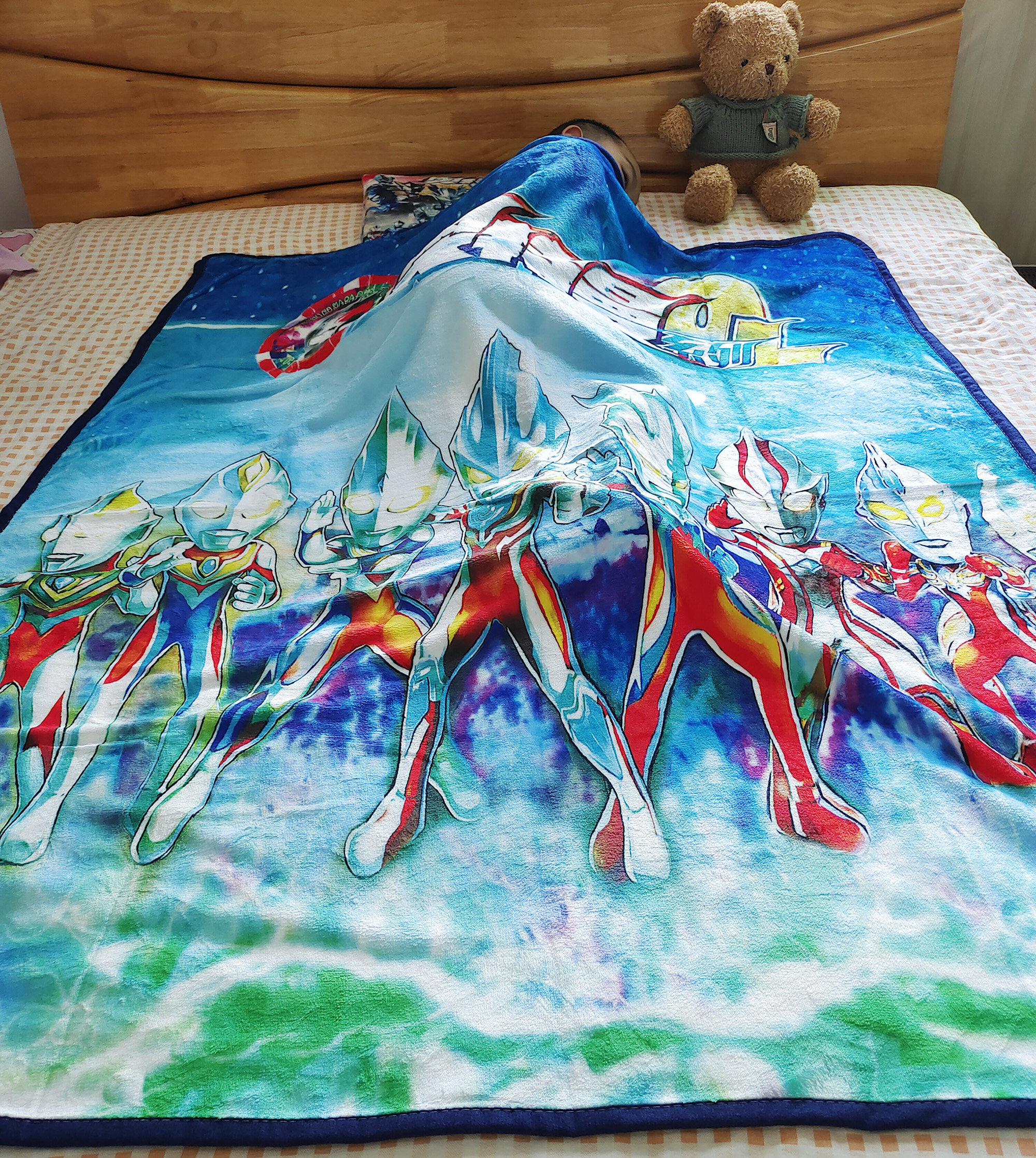 Altman Transformers Agent Team Flannel Children's Blankets Primary and Secondary School Students Kindergarten Lunch Break Blanket Shawl