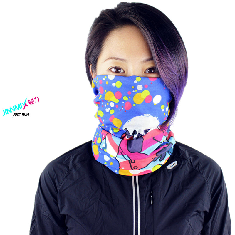 JINNMIX Light Force MJ Rock Youth Marathon Cross-country Running Hiking Climbing Sun Protection Riding Magic Headscarf