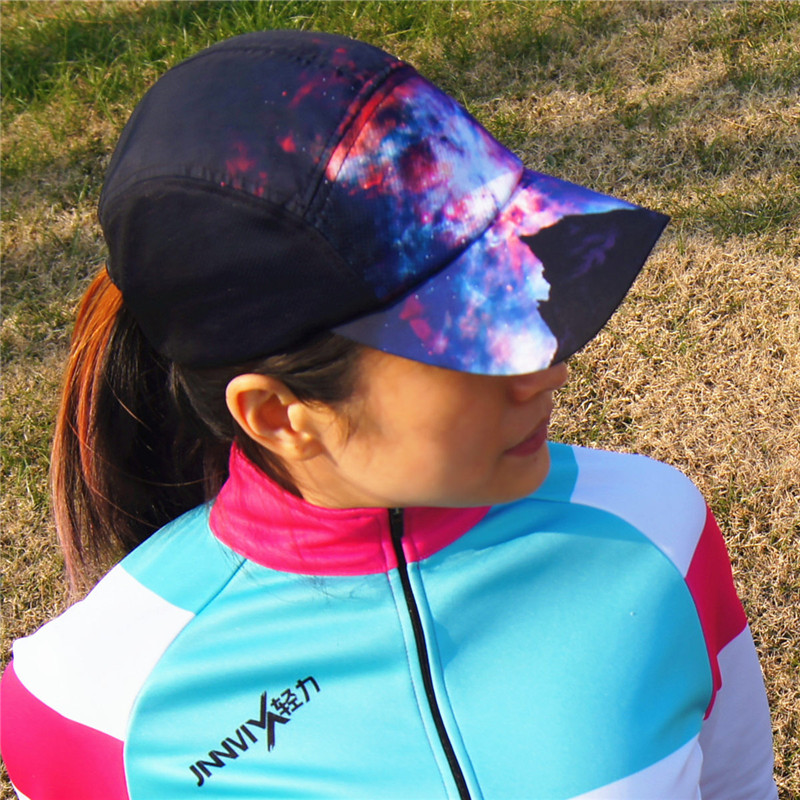 JINNMIX lightweight ultra-light men's and women's summer aurora full-top iron three sports hat Marathon cross-country running with a top hat