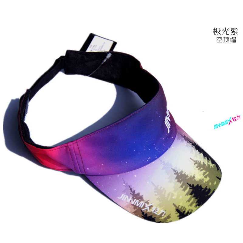 JINNMIX light power Aurora ultra-light men's and women's marathon cross-country running sweat-absorbing empty top hat summer outdoor sports hat
