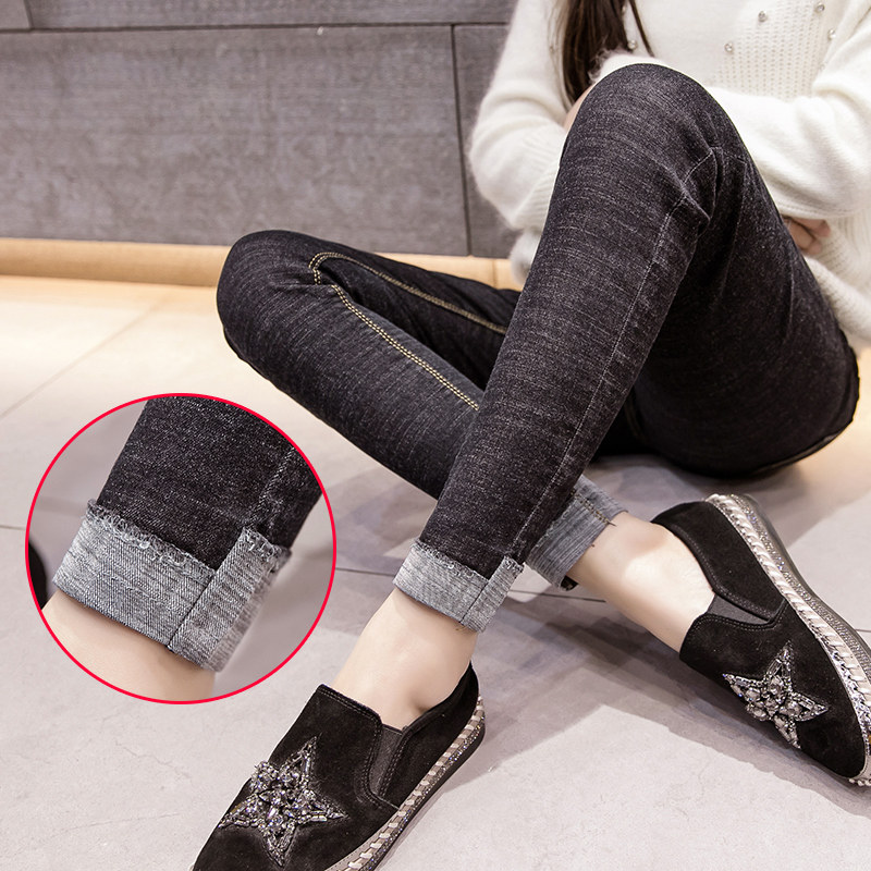 Pregnant women jeans in autumn wear pants 2021 new fashion pregnant women dress jeans for autumn jeans