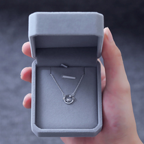 s925 Pure Silver Asteroid Necklace Ins minimalist design Sensation Lock Bone Chain Temperament Lukewarm Wind Gift Birthday