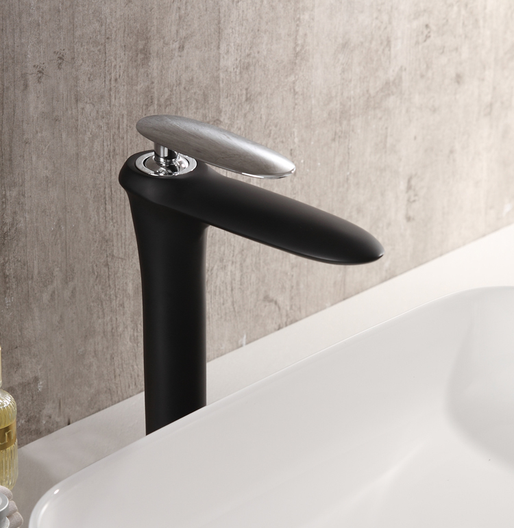 Eurostyle baking lacquered full copper white hot and cold tap washbasin Washbasin Washbasin Wash Basin Modern Brief