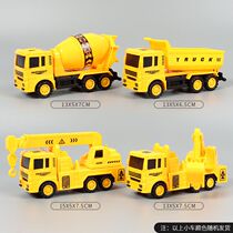 Excavator toy car fire truck sanitation garbage truck engineering vehicle set crane mixing excavator childrens car