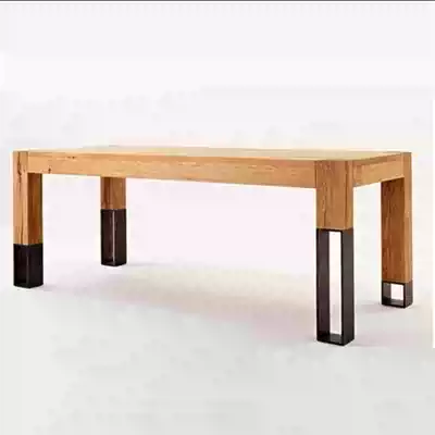 American retro table made old coffee table iron bar table solid wood desk rectangular table conference table