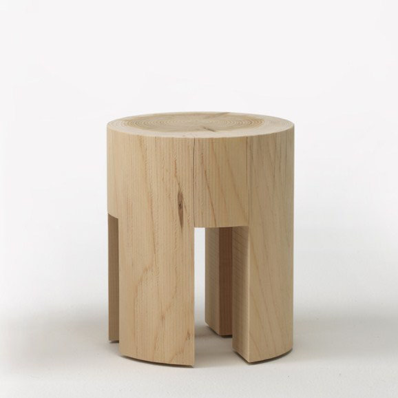 Simple and modern designer furniture solid wood stool Nordic original coffee table pier side table solid wood side table coffee table