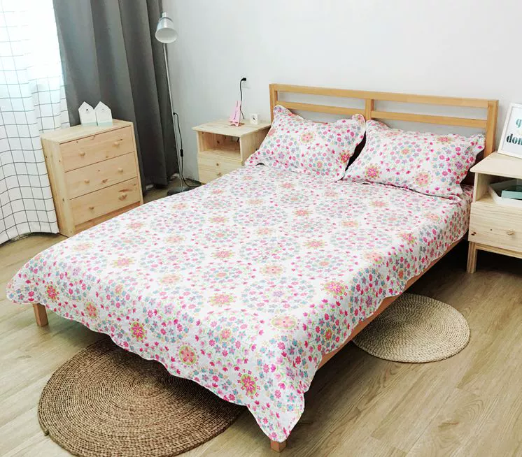 các nhà sản xuất châu Âu Giảm QUILT ba mảnh đúp dày tấm trải giường bông ngọt con Độc thân - Khăn trải giường