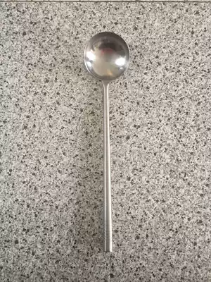 New chef hotel household stainless steel lengthened stir-fry spoon Soup spoon Hotel kitchen thickened stir-fry spoon special offer