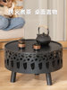 Tea-Making Stove Set with Fire Pit, Charcoal Grill for Winter, Indoor Heating Stove, Magical Device for Courtyard