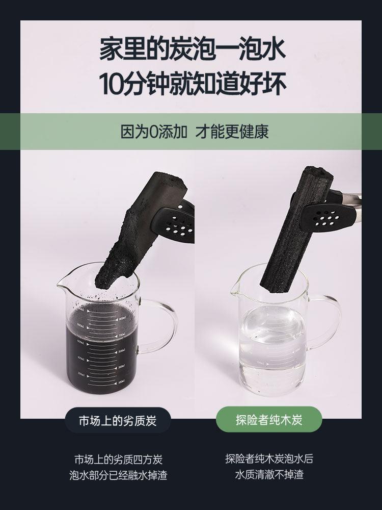 Charcoal for Barbecue, Smokeless Household Fruitwood Charcoal, Special Charcoal for Grills, Quick-Burning Charcoal, Bamboo Charcoal, Indoor Charcoal Blocks for Tea Brewing