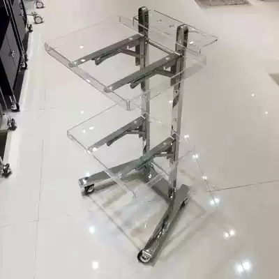 Hair salon tool car folding bar car hairdressing stainless steel beauty cart rack trolley multifunctional beauty salon