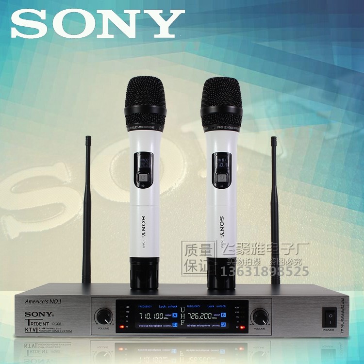 [USD 115.89] Sony Sony PG68 Wireless Microphone One Drag Two Home KTV