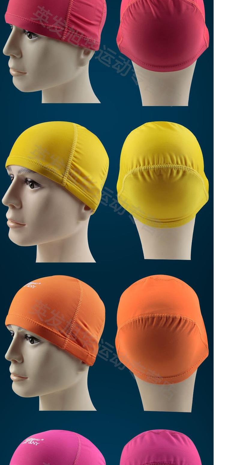 Mũ bơi, mũ nylon spandex, mũ vải, không đầu, thoáng khí, unisex 	mua mũ bơi rẻ	