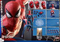 HOTTOYS HT 1 6 VGM31 SpiderMan SpiderMan game battle suit version movable