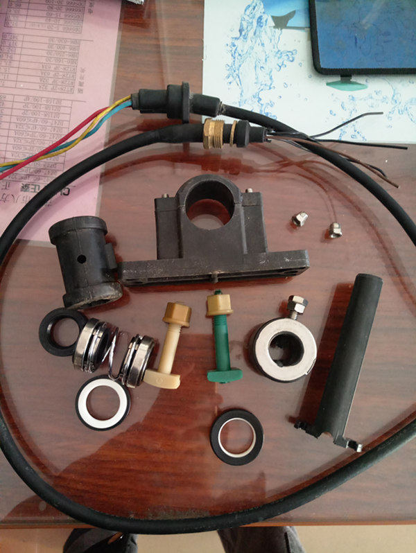 Shanghai Yimin waterwheel type aerator accessories cable wiring triangular seat bearing rubber ring shaft positioning water seal oil seal-Taobao