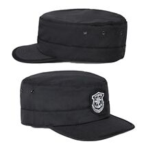 Security hat training cap black security property cap cap baseball cap hotel guard property hat