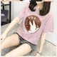 Tinh khiết bông bơ tay áo ngắn màu xanh lá cây t-shirt nữ 2020 ins mới triều loose-fitting nửa tay áo Han-sen kiểu áo khoác mùa hè