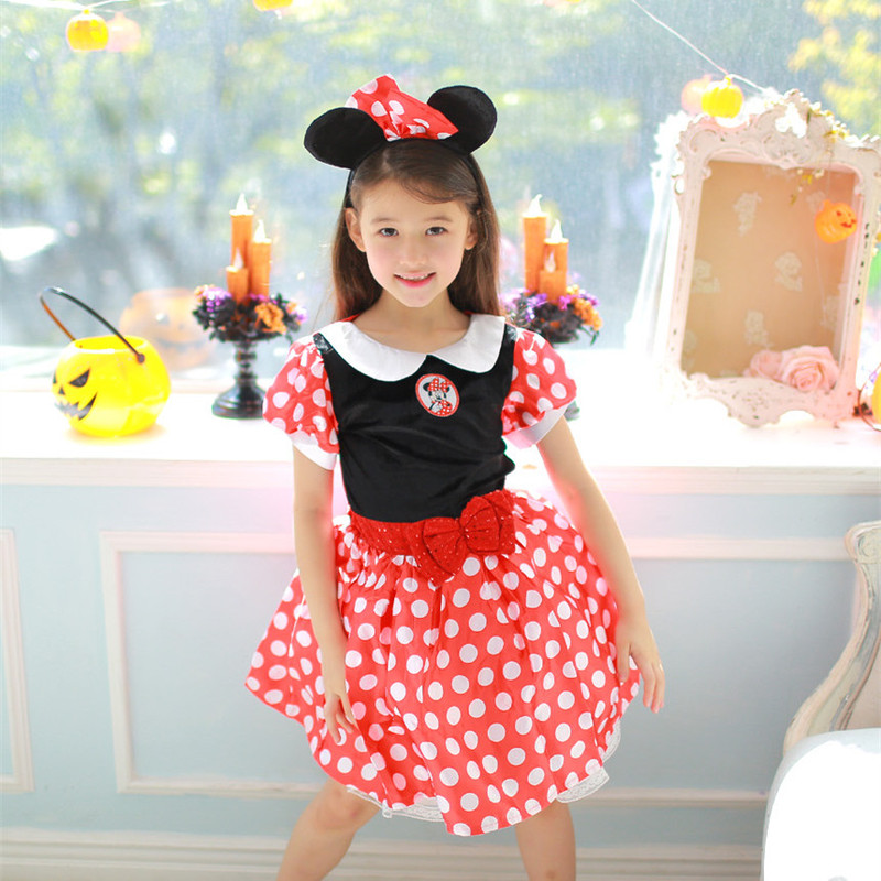 Halloween Children's Costumes Minnie Performance Costumes Mickey Mouse Princess Dress Minnie Performance Costumes Korean Dress
