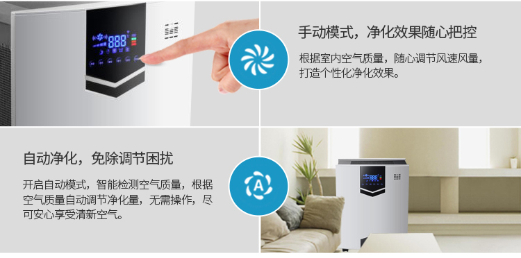máy lọc không khí dyson Máy lọc không khí thông minh hộ gia đình ngoài phòng ngủ formaldehyd làm im lặng khói thuốc phụ khử trùng ion âm PM2.5 	máy lọc không khí electrolux eac415
