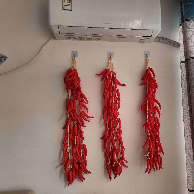 風水用の易経風唐辛子、人工赤唐辛子、乾燥唐辛子、農家、レストラン、火鍋レストランの装飾品。