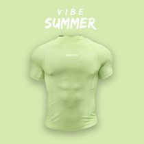 HERCULEZ SUMMER VIBE sports fitness quick dry guide sweat wear resistant clothing compression Rashguard