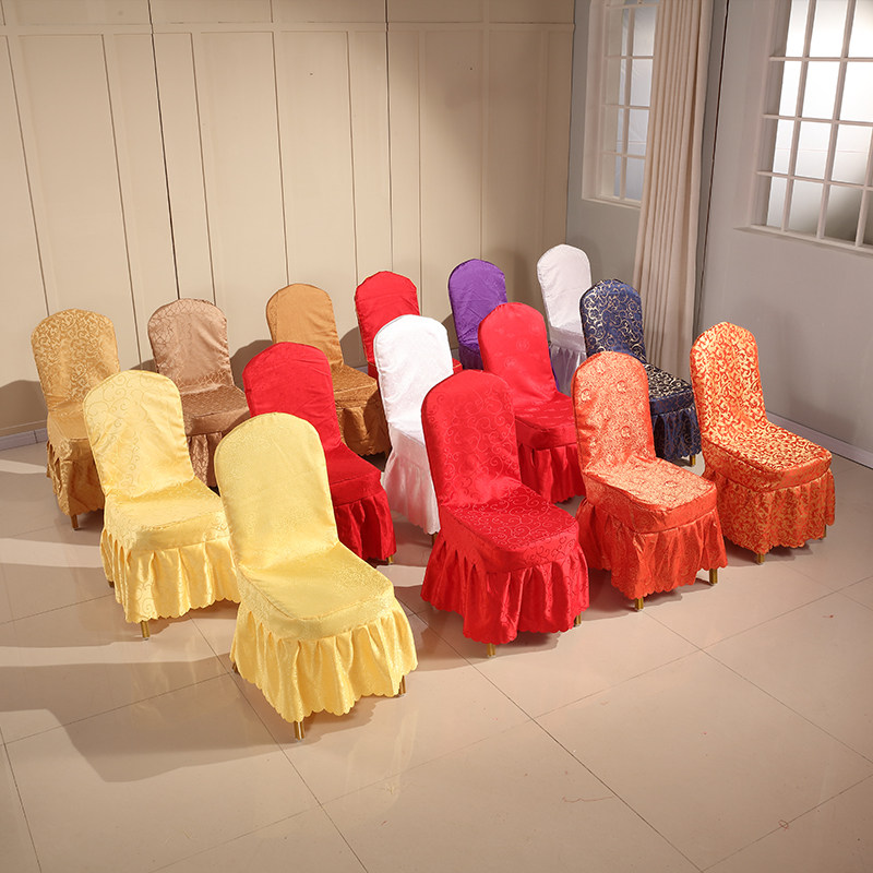 Hotel banquet chair Event celebration chair Conference training chair VIP general chair Aluminum alloy hotel table and chair cover