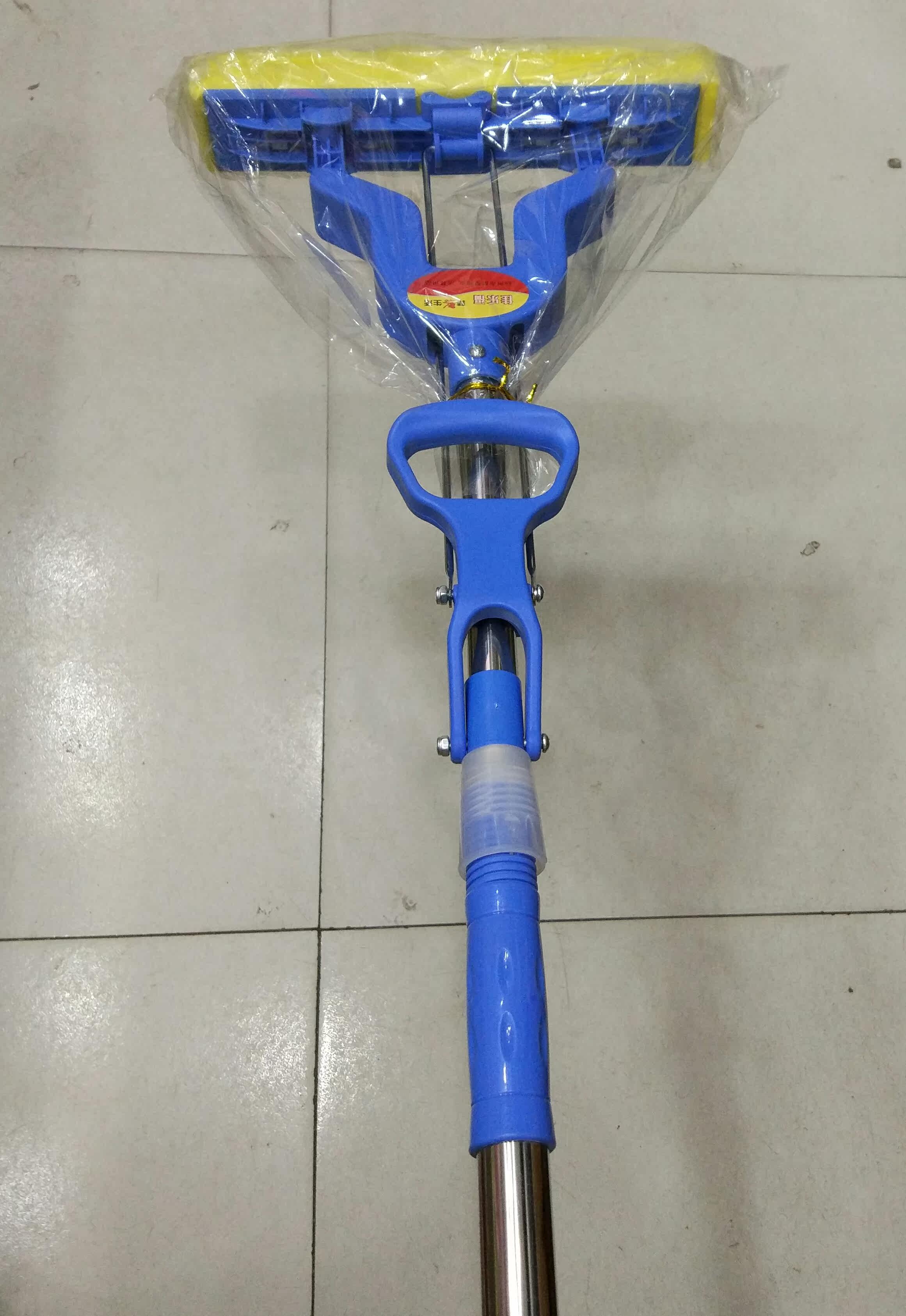 Carrefour promotion special absorbent sponge mop retractable folding squeeze water household glue cotton labor-saving