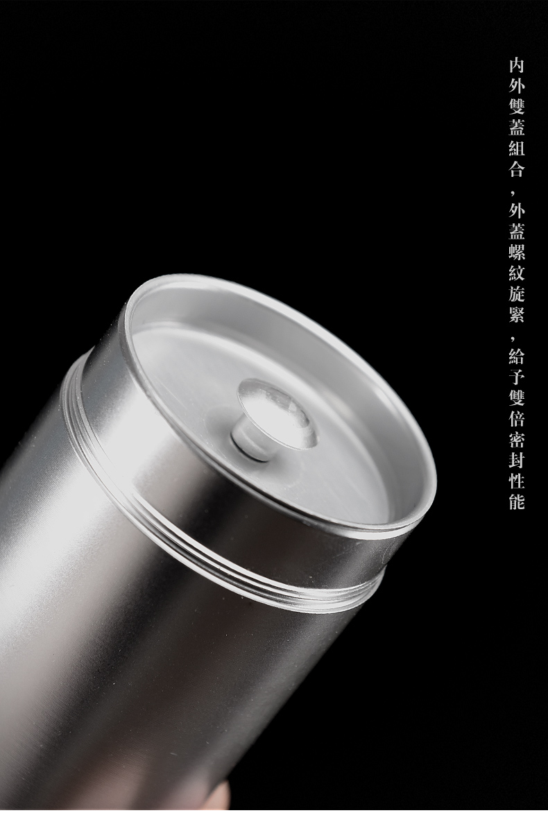 Caddy fixings small portable mini tea tea box storehouse metal alloy travel sealed jar of pu - erh tea pot of tea packaging