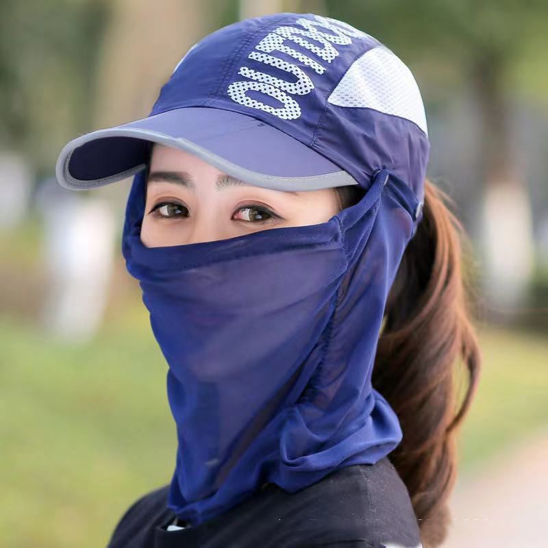 Running hat women sunscreen summer cool hat women's fashionable suitable for ponytail 2022 new beautiful thin summer