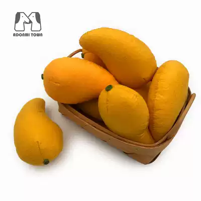 Finished product spot non-woven simulation fruit mango handmade finished product early childhood education props Kindergarten manual work