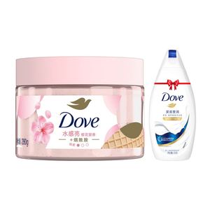 新升级多芬冰淇淋身体磨砂膏298g